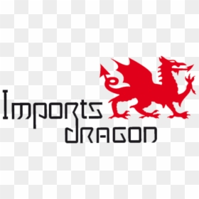 Imports Dragon Vector - Imports Dragon Logo, HD Png Download - dragon vector png