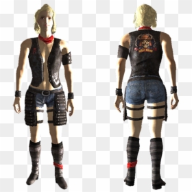 Fallout New Vegas Great Khan Armor Female, HD Png Download - ncr ranger png