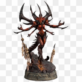Diablo Statue, HD Png Download - diablo 3 barbarian png