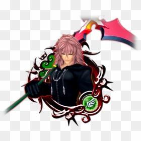 Marluxia [ ] - Khux Stained Glass 4, HD Png Download - marluxia png