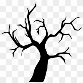 Silueta De Arbol De Terror Clipart , Png Download - Dead Tree Silhouette Png, Transparent Png - ramas de arbol png