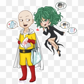 M Wa Sale Mau - Tatsumaki X Saitama Fanart, HD Png Download - tatsumaki png