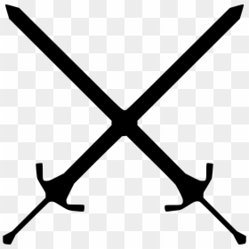 Crossed Swords Clip Art, HD Png Download - sword png