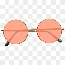 Round Yellow Sunglasses Png, Transparent Png - glasses png
