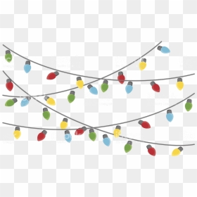 Christmas Lights Hanging Clipart, HD Png Download - christmas lights png