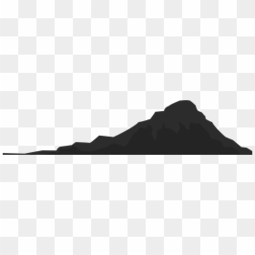Black Shadow Mountain Png, Transparent Png - mountain png
