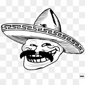 Mexican Troll Face Meme, HD Png Download - troll face png