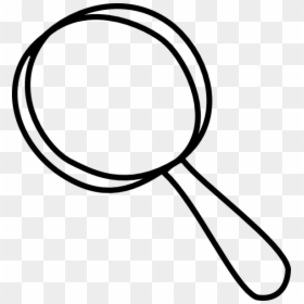 Magnifying Glass Clipart Black And White, HD Png Download - magnifying glass png