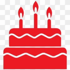 Birthday Cake Silhouette Vector, HD Png Download - birthday cake png