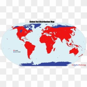 Liberal Conservative World Map, HD Png Download - world map png