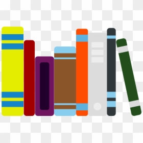 Books In A Line Png, Transparent Png - books png