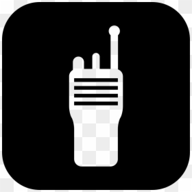White Walkie Talkie Icon, HD Png Download - walkie talkie png