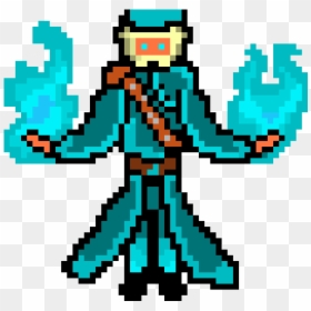 Fire Mage Pixel Art, HD Png Download - mage png