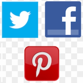 Facebook And Twitter Logos Png, Transparent Png - twitter facebook png