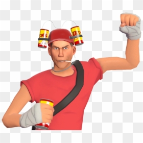 Team Fortress 2 Scout Bonk, HD Png Download - tf2 spy png