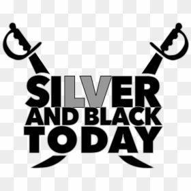 Silver And Black Today Logo - Silver And Black Raiders Png, Transparent Png - today logo png