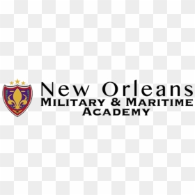 New Orleans Military And Maritime Logo, HD Png Download - new orleans logo png