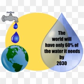 Water Shortage - Clip Art Water Scarcity, HD Png Download - scarce.png