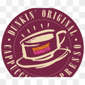 Logo Dunkin Donuts Cappuccino Vector Cdr & Png Hd - Illustration, Transparent Png - dunkin donut png