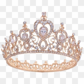 Rose Gold Crown Clipart, HD Png Download - kral tacı png