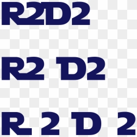 R2d2 In Star Wars Font, HD Png Download - star wars font png