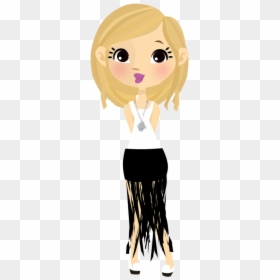 Muñequita Mona Png, Transparent Png - muñequitas png hipster