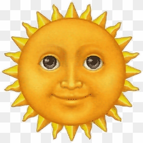 Emoji Sun Face Tumblr - Sun Emoji Transparent Background, HD Png Download - tumblr png images emoji