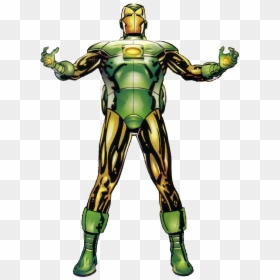 Marvel Database - Iron Man Green Lantern Suit, HD Png Download - green lantern comic png