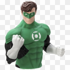 Green Lantern Bust Bank - Green Lantern Bank Bust, HD Png Download - green lantern comic png