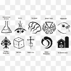 Arkham Horror Lcg Icons, HD Png Download - cthulhu icon png
