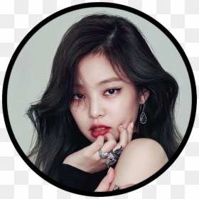 Kpop Jennie Jenniekim Blackpink Icon, HD Png Download - black pink png