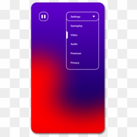 Daily Ui 027 Options Settings Dropdown Menu Mobile - Smartphone, HD Png Download - dropdown png