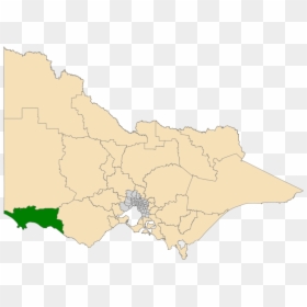 Vic South-west Coast District 2014 - Outline Map Of Victoria, HD Png Download - west coast png