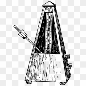 Metronome Drawing, HD Png Download - tempo png