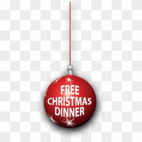 Christmas Ornament, HD Png Download - christmas dinner png