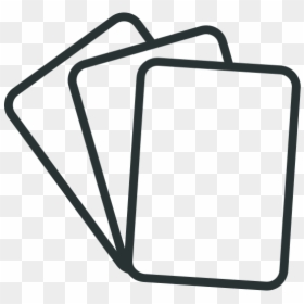 Flash-cards - Flashcard Clipart Black And White, HD Png Download - flash cards png