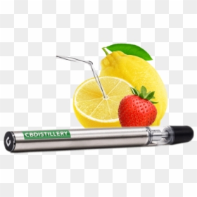 Full Spectrum Flavored Cbd Vape Pen - Vaporizer, HD Png Download - strawberry lemonade png
