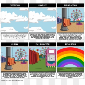 Storyboard Of A Roller Coaster, HD Png Download - storyboard png