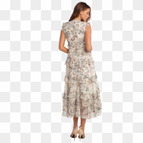 Nelly Floral Dress In Colour Cloud Dancer - Photo Shoot, HD Png Download - nelly png