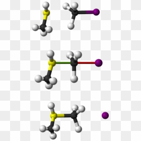 Sn2 Mesh Mei Montage 3d Balls - Molekul Ch3i, HD Png Download - 3d mesh png