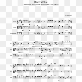 Deck The Halls Alto Sax Notes, HD Png Download - red vs blue png