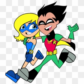 Teen Titans Go - Teen Titans Go Robin X Oc, HD Png Download - teen titans go starfire png