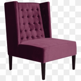 Osian Highback Chair Purple - Chair, HD Png Download - chair rentals png