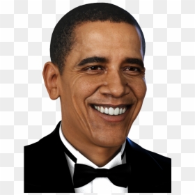 3d Man Smile Png, Transparent Png - obama laughing png