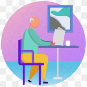 Related For "sick Clipart Man - Sitting, HD Png Download - guy laughing png