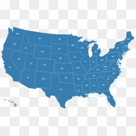 Us Map Transparent Background, HD Png Download - usa network png