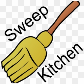 Transparent Floor Clipart - Sweep Kitchen Clipart, HD Png Download - chores png