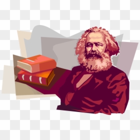 Vector Illustration Of Karl Heinrich Marx, German Philosopher, - Transparent Karl Marx Clipart, HD Png Download - communist manifesto png