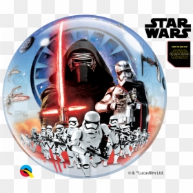 Star Wars Force Awakens Back Bubble New - Bubble Star Wars Balloons, HD Png Download - star wars force awakens png