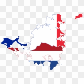 Flag Map Of Saint Martin & Sint Maarten (dutch) - Saint Martin Capital City, HD Png Download - caribbean map png